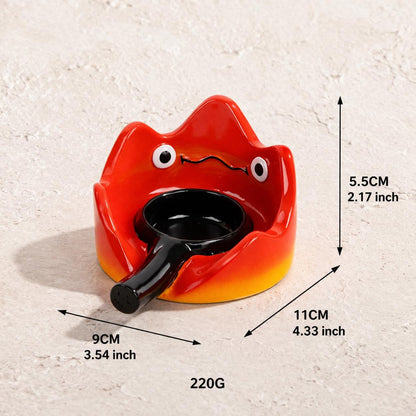 Calcifer Ceramic Oil Warmer – size reference