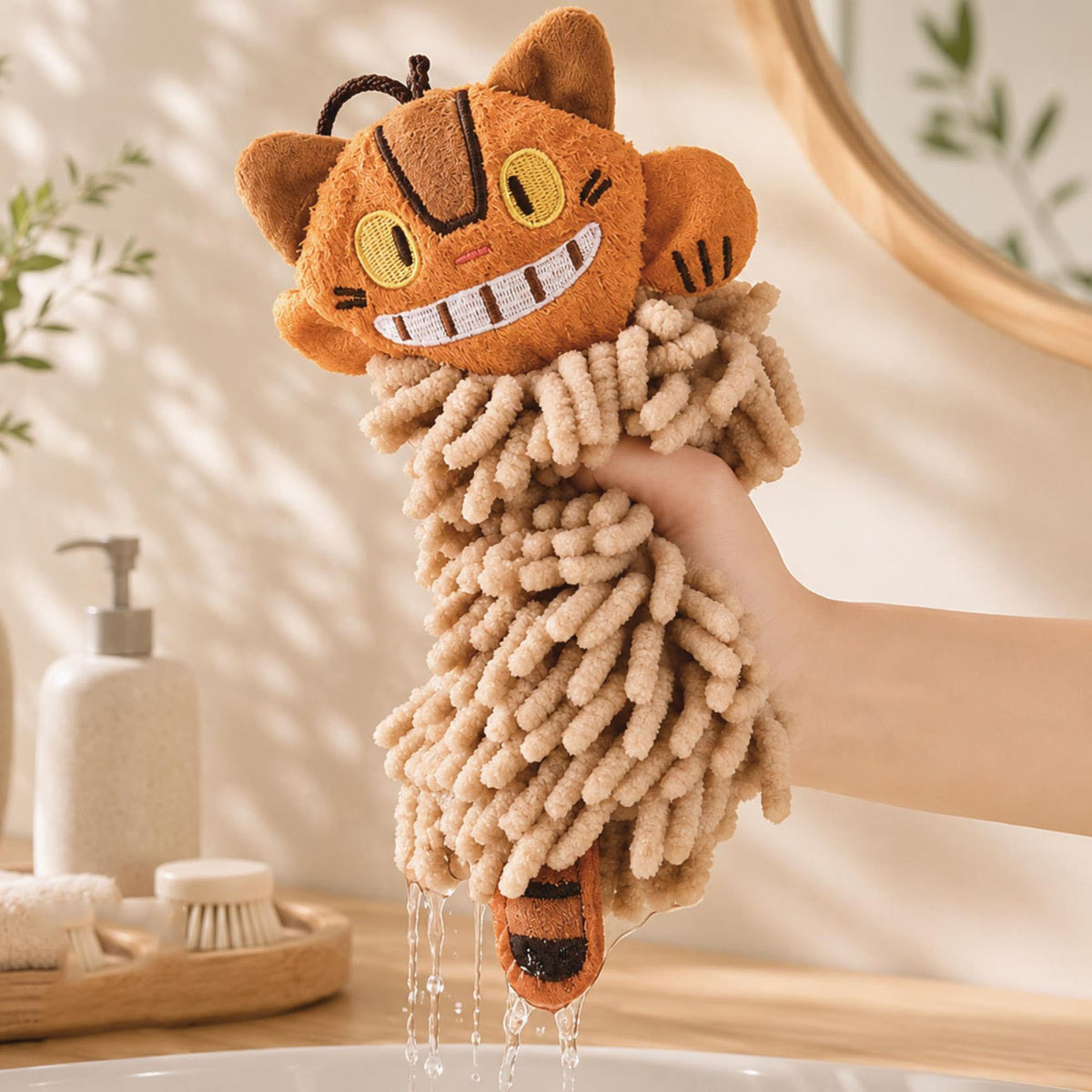 Catbus Hand Towel