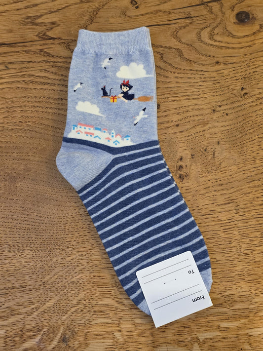 Cute Studio Ghibli Socks – detail view
