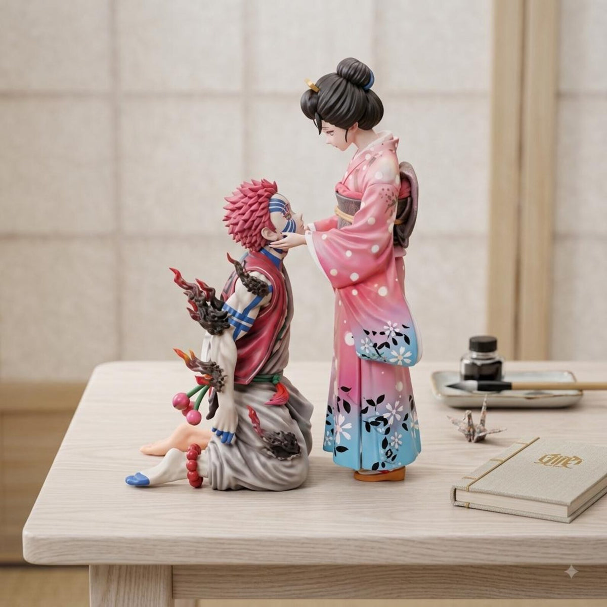 Demon Slayer Akaza & Koyuki Figure