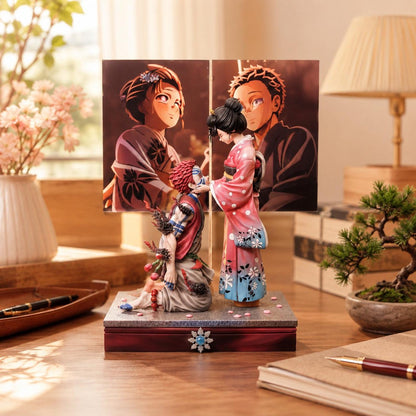 Demon Slayer Akaza & Koyuki Figure