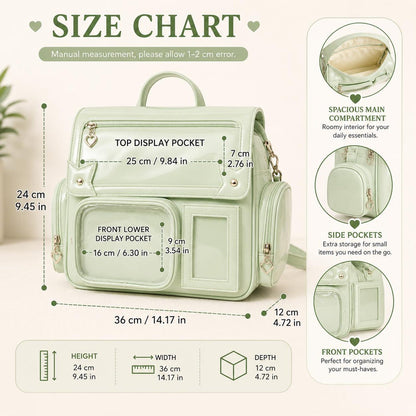 Kawaii Ita Bag Messenger - Clear Window