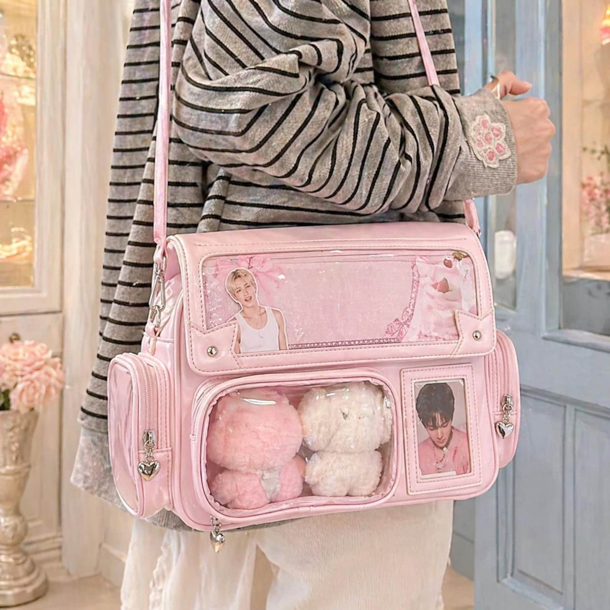 Kawaii Ita Bag Messenger - Clear Window