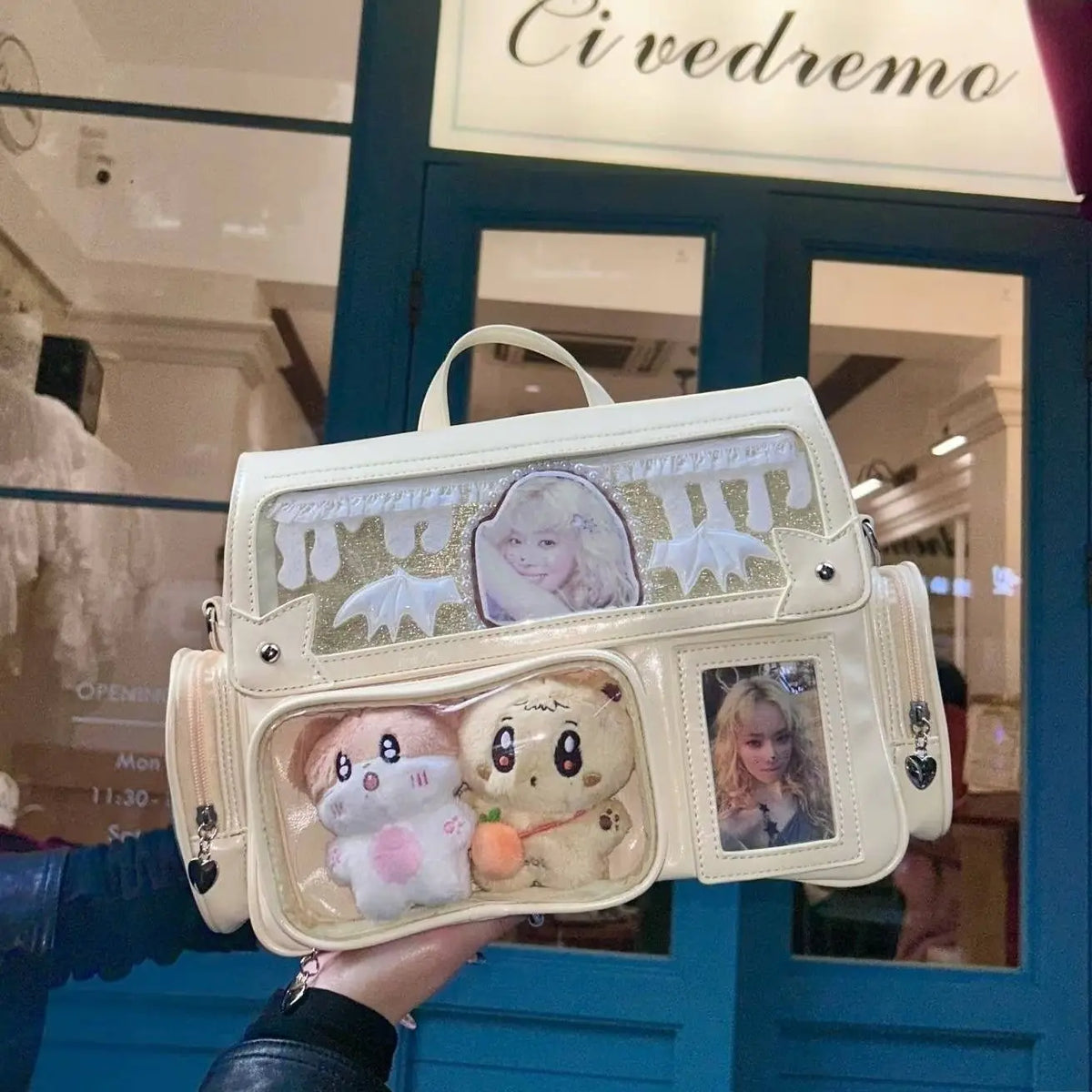Clear display ita bag anime backpack – alternate view 7