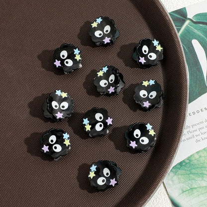 Studio Ghibli Soot Sprite hair claw clip – side view