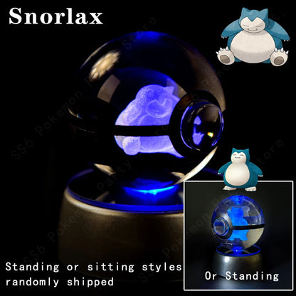 Pokemon 3D crystal ball LED night light – alternate view 4