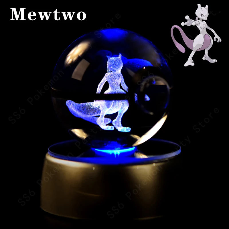 Pokemon 3D crystal ball LED night light – alternate view 7