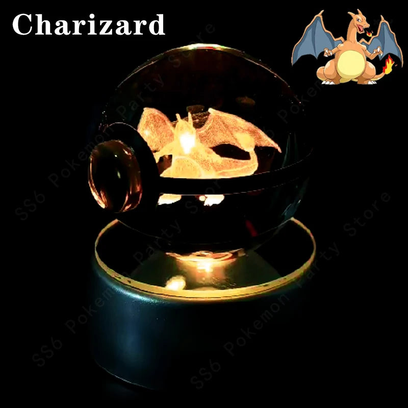 Pokemon 3D crystal ball LED night light – alternate view 6