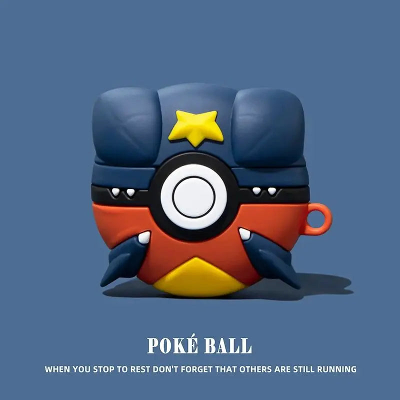 Pokemon Poke Ball AirPods case – back view