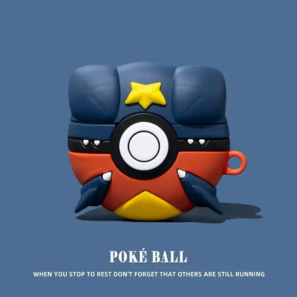 Pokemon Poke Ball AirPods case – back view