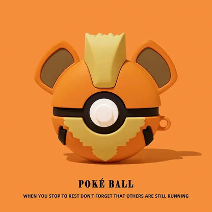 Pokemon Poke Ball AirPods case – side view