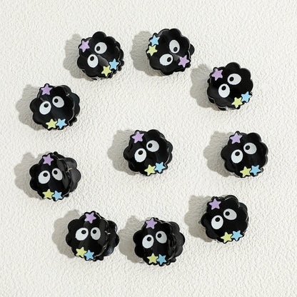 Studio Ghibli Soot Sprite hair claw clip – back view