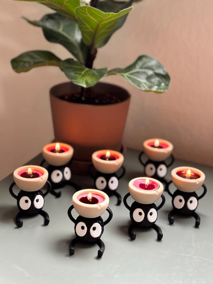 Studio Ghibli Soot Sprite Candle Holder Decor