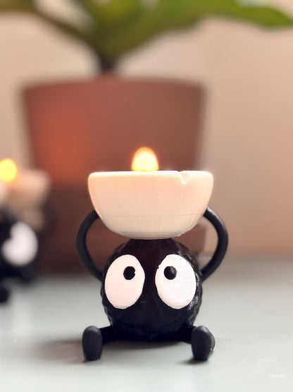 Studio Ghibli Soot Sprite Candle Holder Decor
