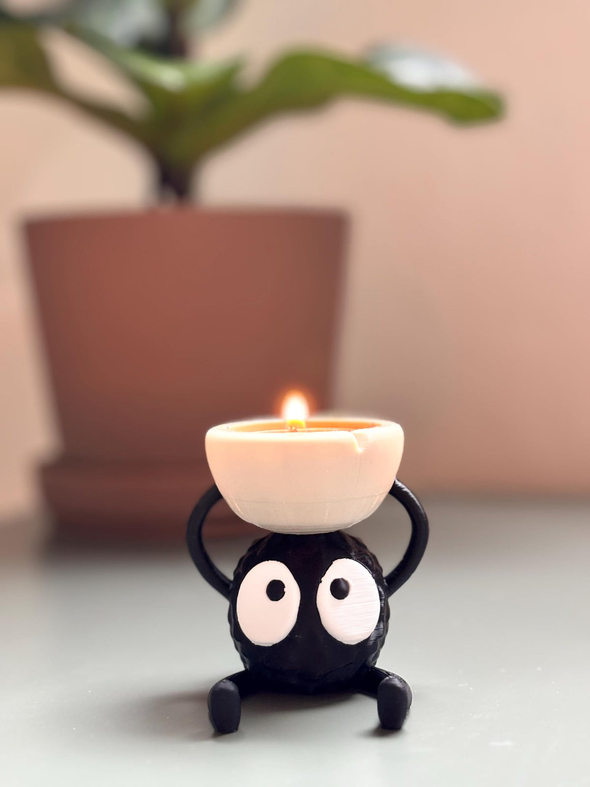 Studio Ghibli Soot Sprite Candle Holder Decor