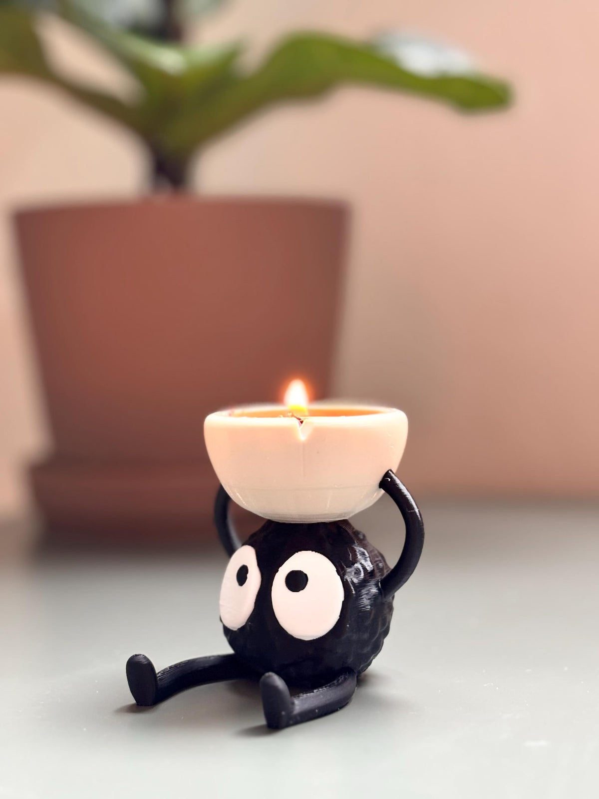 Studio Ghibli Soot Sprite Candle Holder Decor