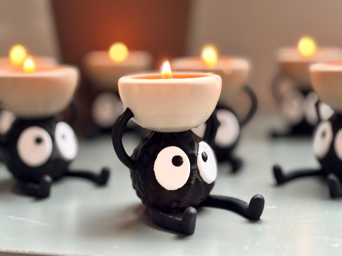 Studio Ghibli Soot Sprite Candle Holder Decor