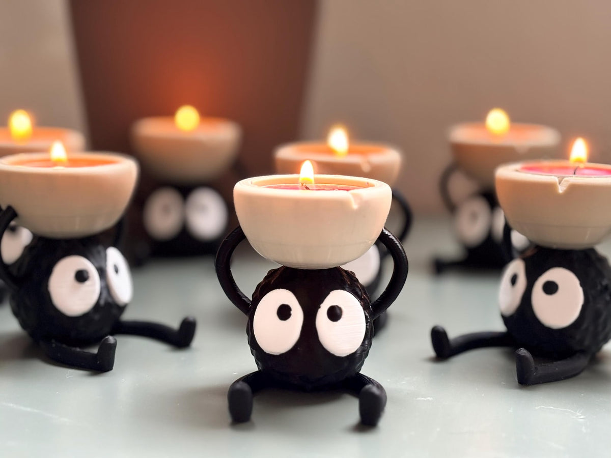 Studio Ghibli Soot Sprite Candle Holder Decor