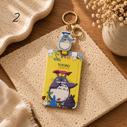 Totoro Acrylic Card Holder Keychain