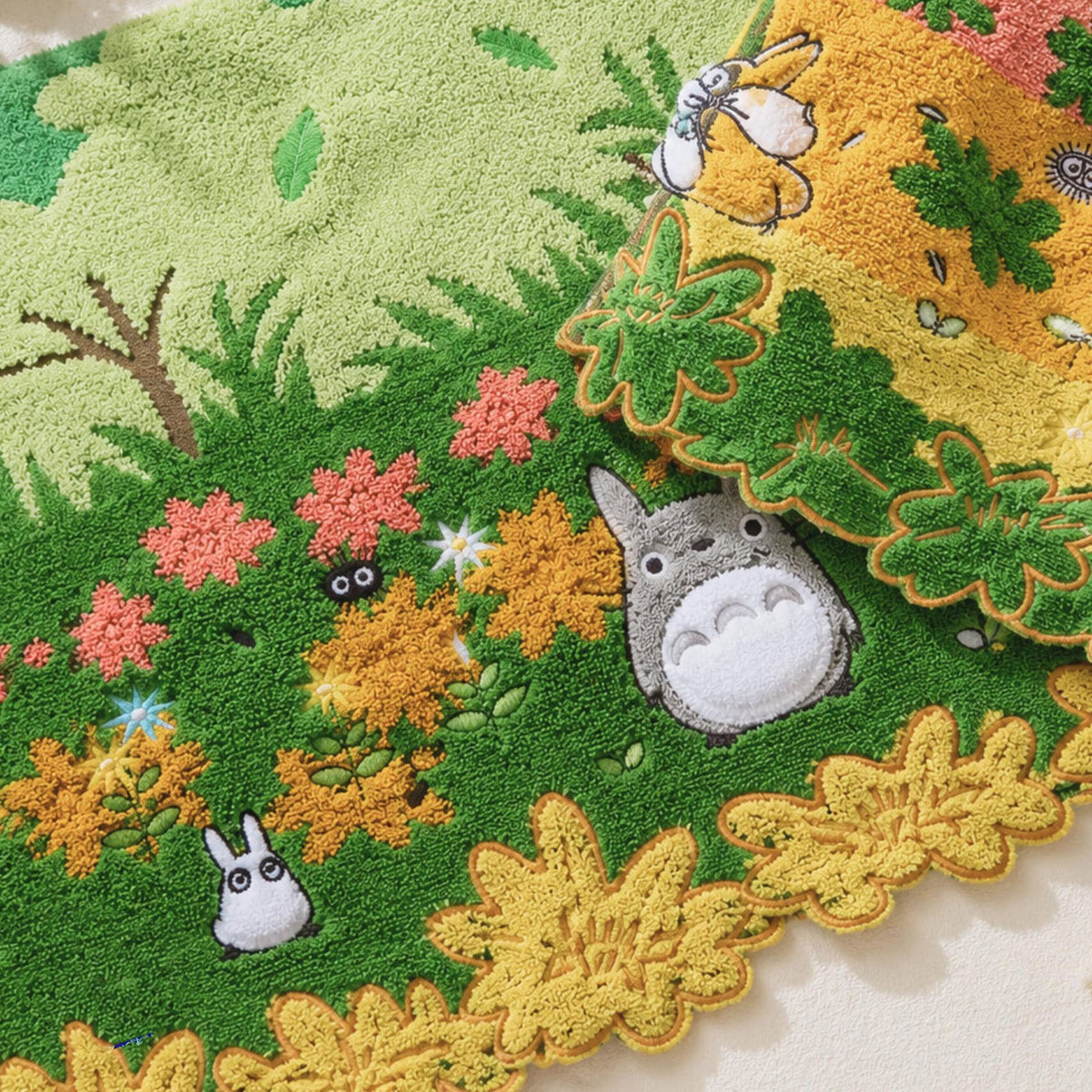 Totoro Embroidered Towel Set