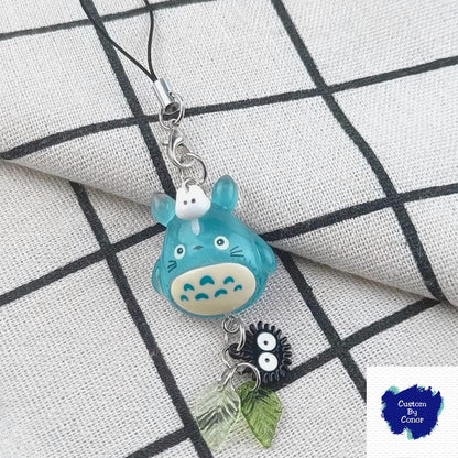 Totoro Phone Charm Keychain