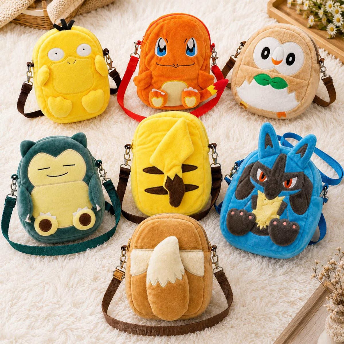 Pikachu Plush Backpack