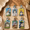 Totoro Acrylic Card Holder Keychain