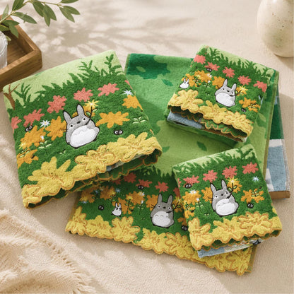 Totoro Embroidered Towel Set